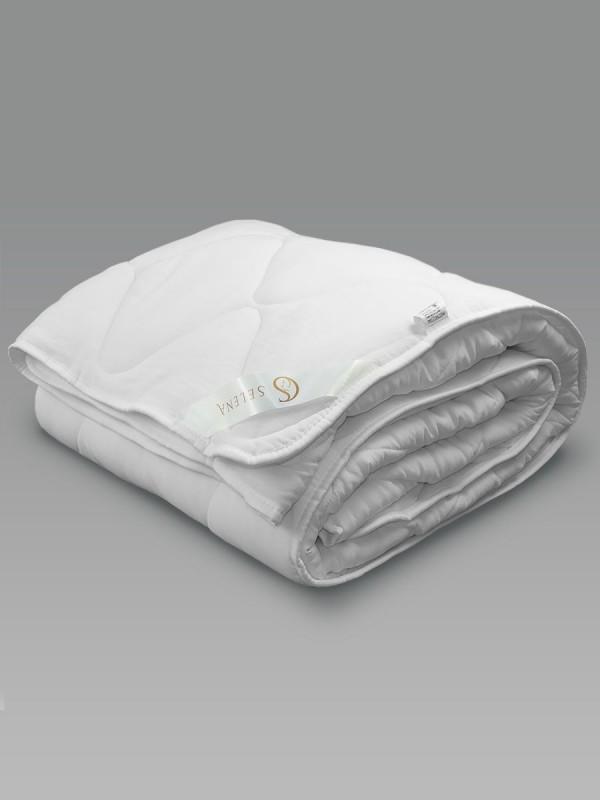 Одеяло SELENA детское 110х140 см, цвет: белый, наполнитель 'Лебяжий пух'