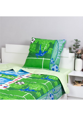 Набор летний  Пеле 1,5 сп, поплин (хлопок 100 %), наволочка (70х70)