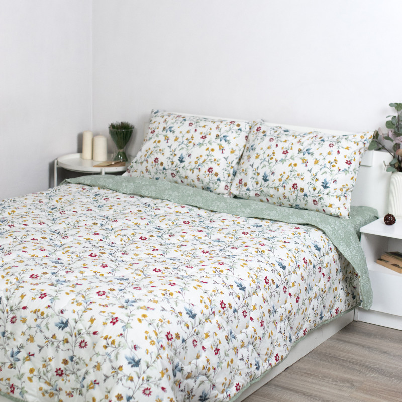 Набор летний Люция евро, поплин (хлопок 100 %), наволочка (50х70)