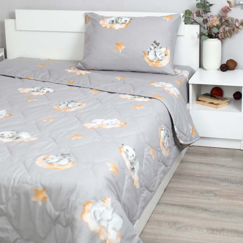 Набор летний Эквадор 1,5 сп, поплин (хлопок 100 %), наволочка (50х70)