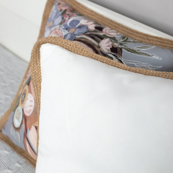  Набор декоративных подушек со съемным чехлом майн+ком 45х45 (см)-2 шт. (RH 24205+RH 24206) SELENA