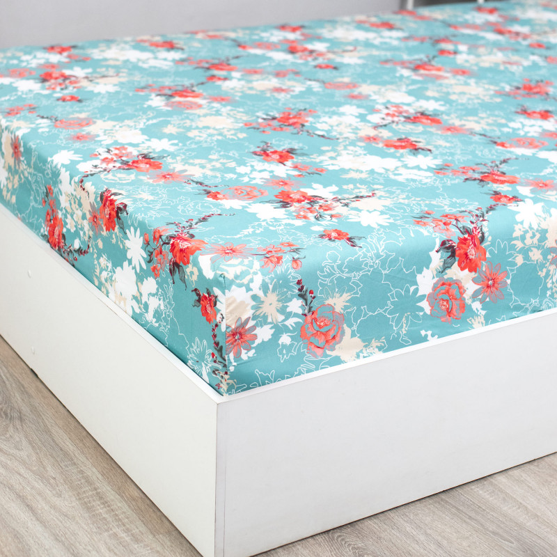 Набор летний ЛУННА евро, полисатин (полиэстер 100 %), наволочка (50х70)