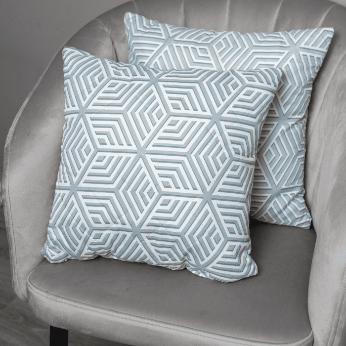 Набор декоративных подушек стеганых SELENA, КОРНЕР, 40х40 см 2 шт