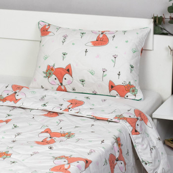 Подушка SELENA 'КЭТ', 50x70 см, со съемным стеганым чехлом на молнии и с внутренней подушкой