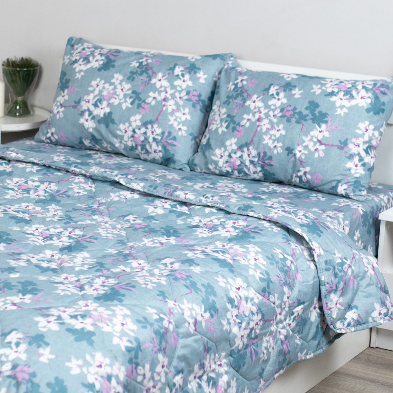 Набор летний ВЕСНА семейный, полисатин (полиэстер 100 %), наволочка (50х70)