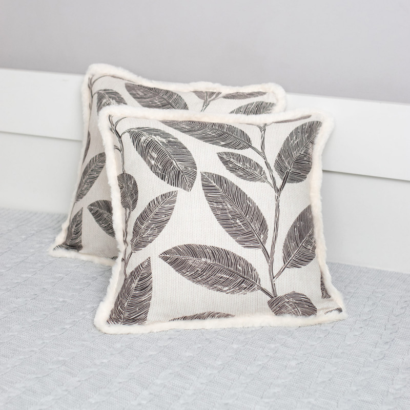 Набор декоративных подушек со съемным чехлом 45х45 см, 2 шт, RH 23738 SELENA