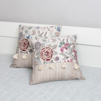 Набор декоративных подушек со съемным чехлом 45х45 см, 2 шт, RH 23768 SELENA