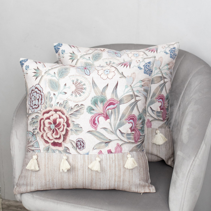 Набор декоративных подушек со съемным чехлом 45х45 см, 2 шт, RH 23768 SELENA