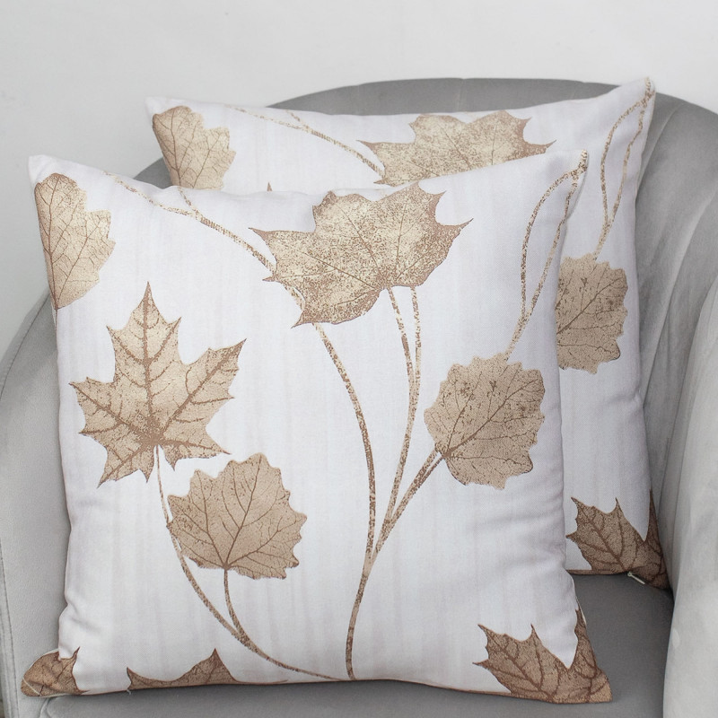 Набор декоративных подушек со съемным чехлом 45х45 см, 2 шт, RH 23772 SELENA