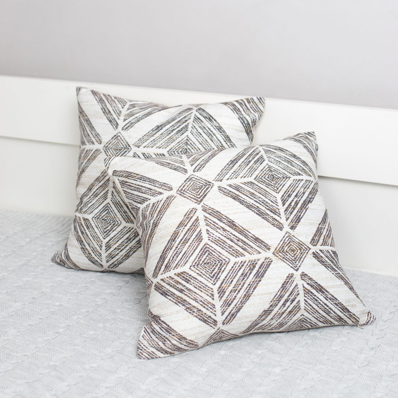 Набор декоративных подушек со съемным чехлом 45х45 см, 2 шт, RH 23774 SELENA