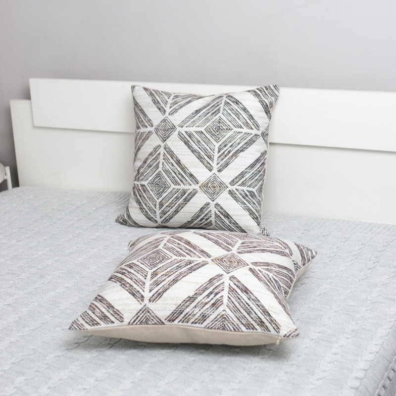 Набор декоративных подушек со съемным чехлом 45х45 см, 2 шт, RH 23774 SELENA