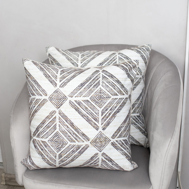 Набор декоративных подушек со съемным чехлом 45х45 см, 2 шт, RH 23774 SELENA