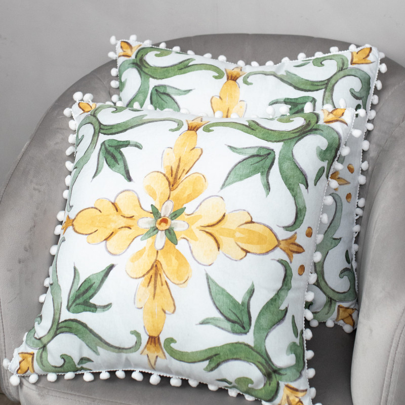 Набор декоративных подушек со съемным чехлом 45х45 см, 2 шт, RH 23895 SELENA