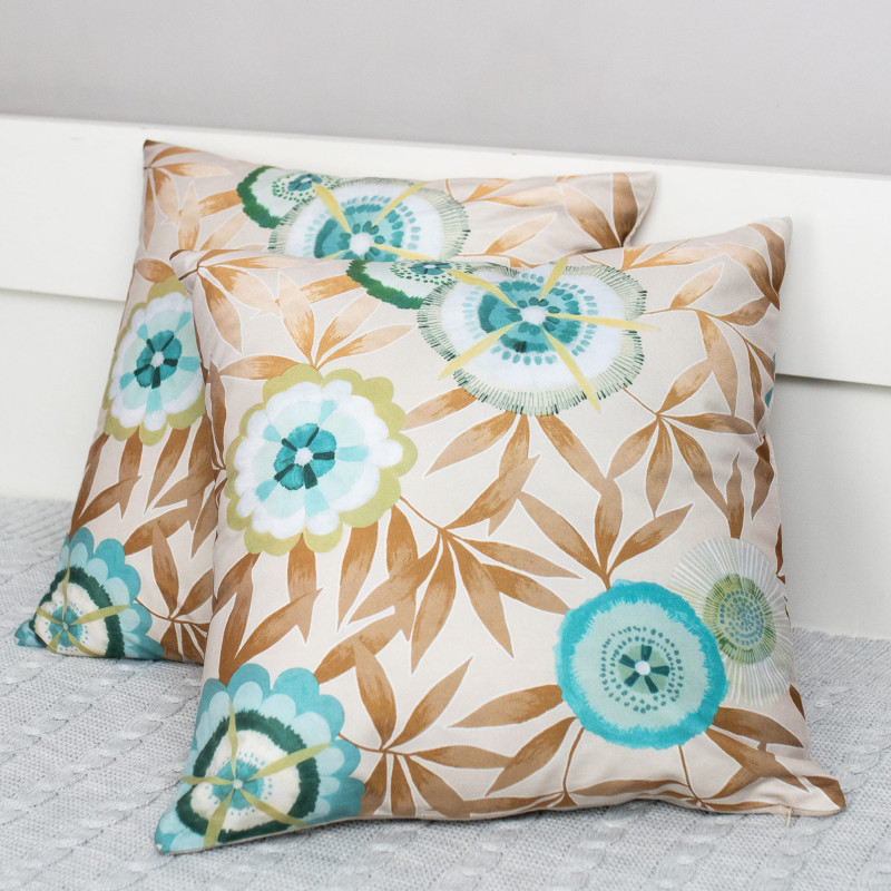 Набор декоративных подушек со съемным чехлом 45х45 см, 2 шт, RH 23922 SELENA