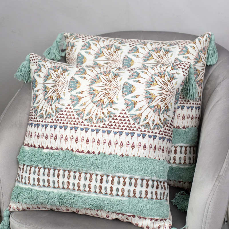 Набор декоративных подушек со съемным чехлом 45х45 см, 2 шт, RH 23953 SELENA