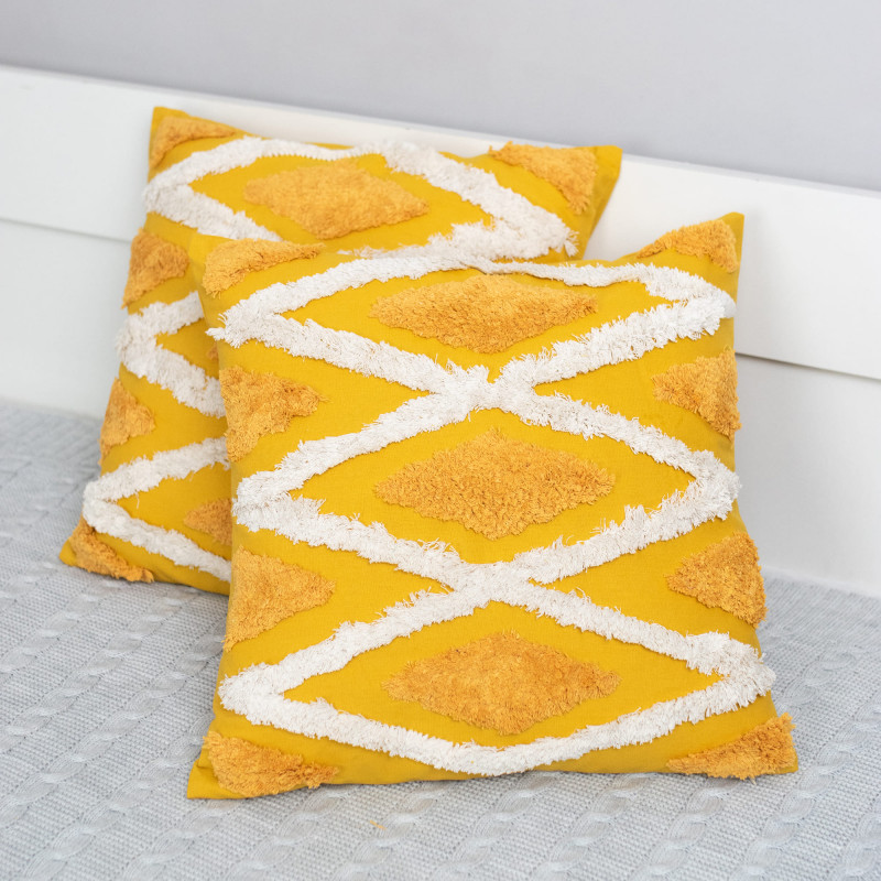 Набор декоративных подушек со съемным чехлом 45х45 см, 2 шт, RH 23967 SELENA