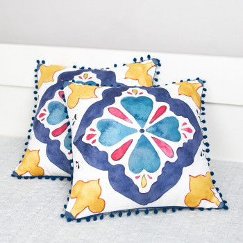 Набор декоративных подушек со съемным чехлом 45х45 см, 2 шт, RH 23977 SELENA