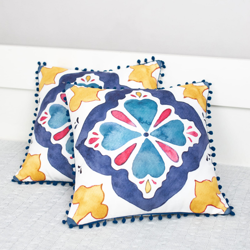 Набор декоративных подушек со съемным чехлом 45х45 см, 2 шт, RH 23977 SELENA