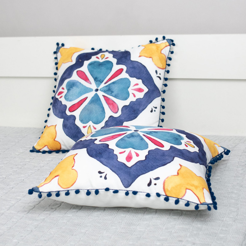 Набор декоративных подушек со съемным чехлом 45х45 см, 2 шт, RH 23977 SELENA