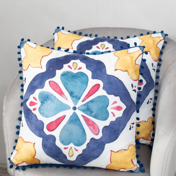 Набор декоративных подушек со съемным чехлом 45х45 см, 2 шт, RH 23977 SELENA