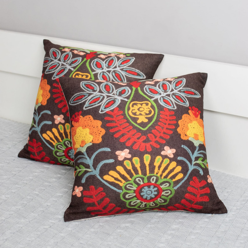 Набор декоративных подушек со съемным чехлом 45х45 см, 2 шт, RH 24046 SELENA