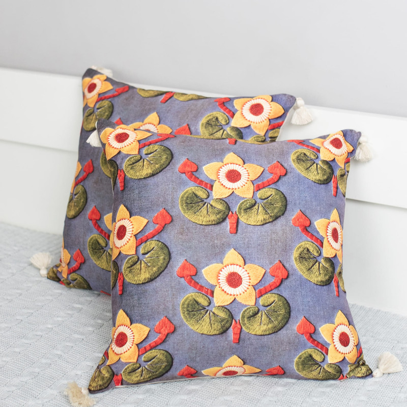 Набор декоративных подушек со съемным чехлом 45х45 см, 2 шт, RH 24060 SELENA