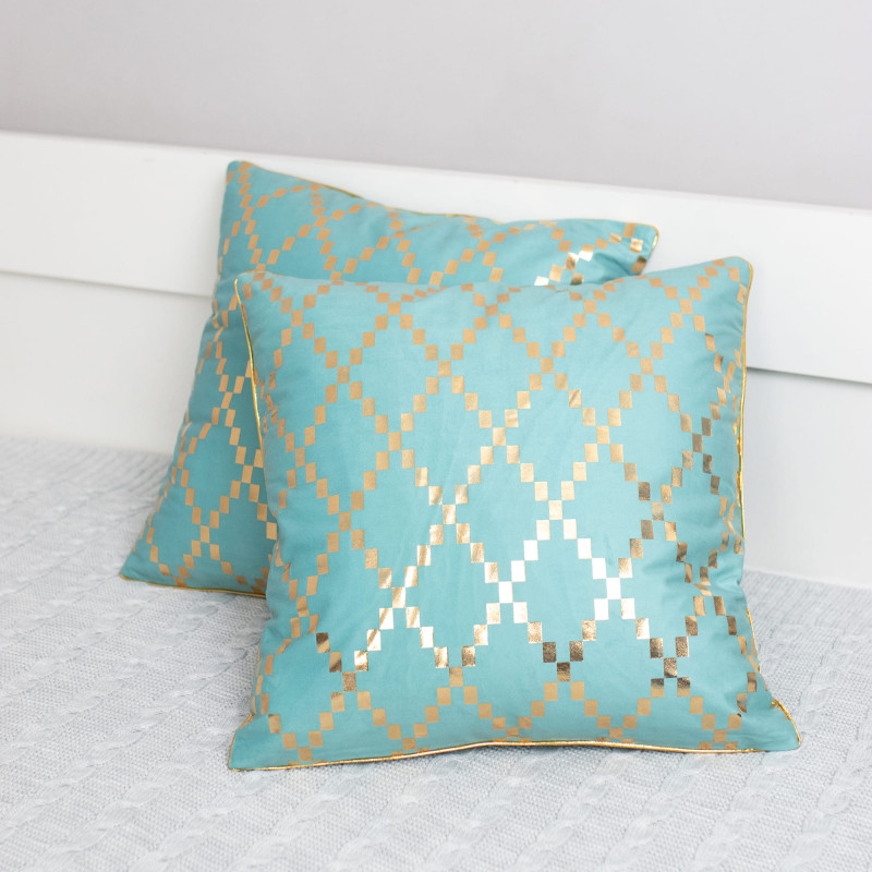 Набор декоративных подушек со съемным чехлом 45х45 см, 2 шт, RH 24108 SELENA