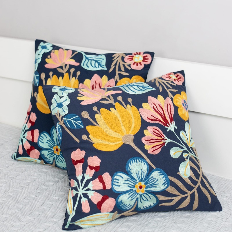 Набор декоративных подушек со съемным чехлом 40х40 см, 2 шт, RH 24128 SELENA