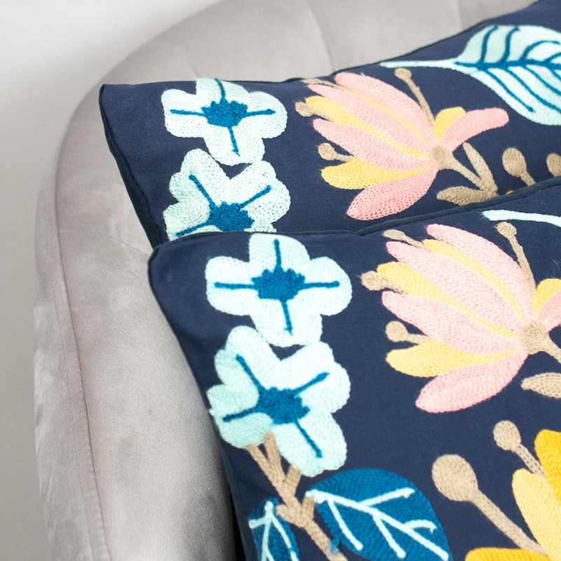 Набор декоративных подушек со съемным чехлом 40х40 см, 2 шт, RH 24128 SELENA