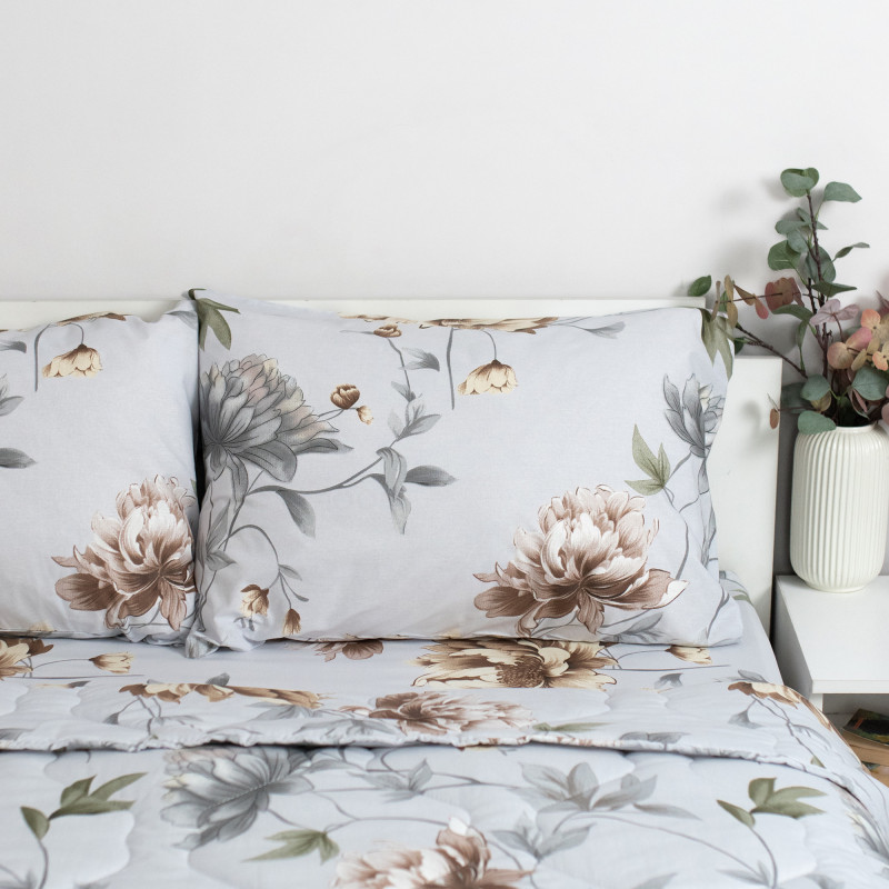 Набор летний Калипсо евро, поплин (хлопок 100 %), наволочка (50х70)