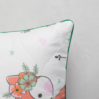 Подушка SELENA 'КЭТ', 40х60  см, со съемным стеганым чехлом на молнии и с внутренней подушкой