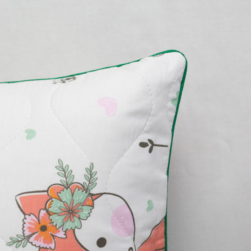 Подушка SELENA 'КЭТ', 40х60  см, со съемным стеганым чехлом на молнии и с внутренней подушкой