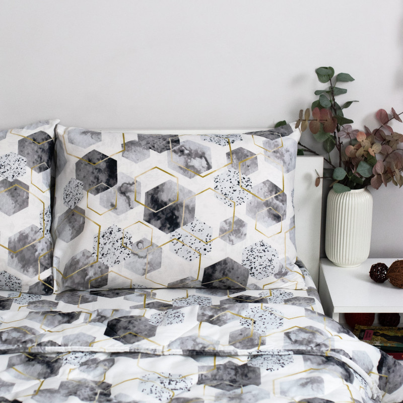 Набор летний ГЕРОН евро, полисатин (полиэстер 100 %), наволочка (50х70)