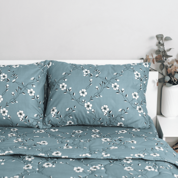 Набор летний КСЕНИЯ 1,5 сп, полисатин (полиэстер 100 %), наволочка (50х70)