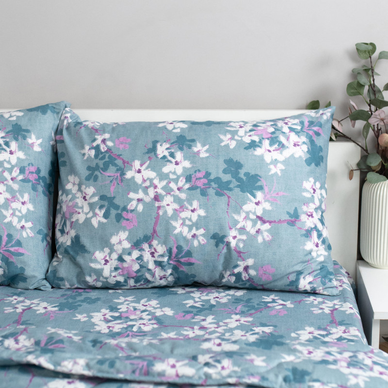 Набор летний ВЕСНА 2 сп, полисатин (полиэстер 100 %), наволочка (50х70)