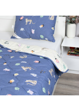 Одеяло детское 140х205 (см) "LEO"  (синтепон, поплин) 