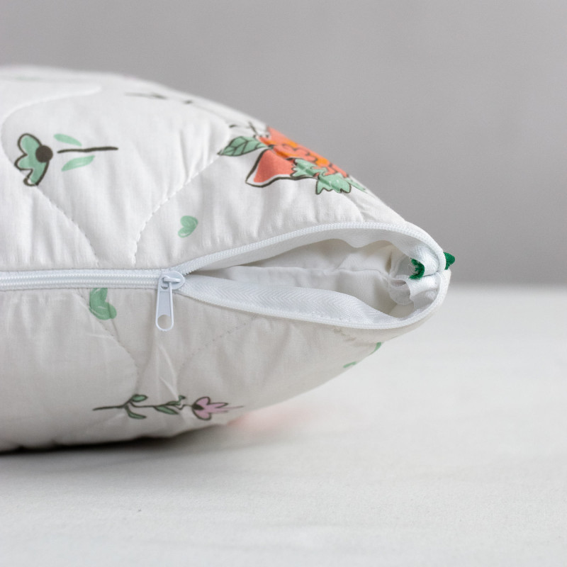 Подушка SELENA 'КЭТ', 50x70 см, со съемным стеганым чехлом на молнии и с внутренней подушкой