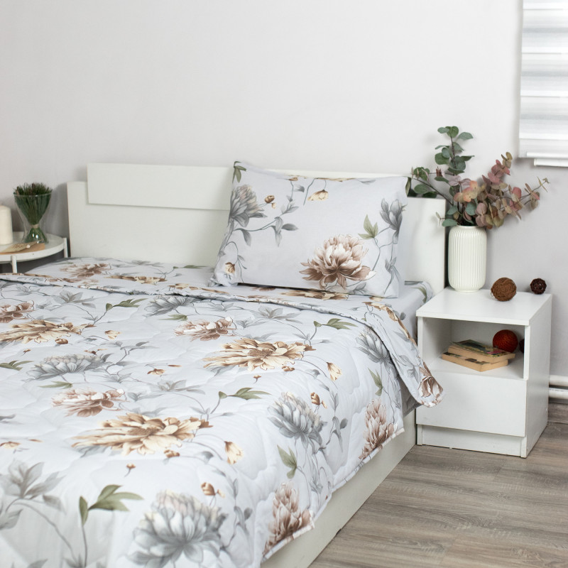 Набор летний Калипсо 1,5 спальный, поплин (хлопок 100 %), наволочка (50х70) 