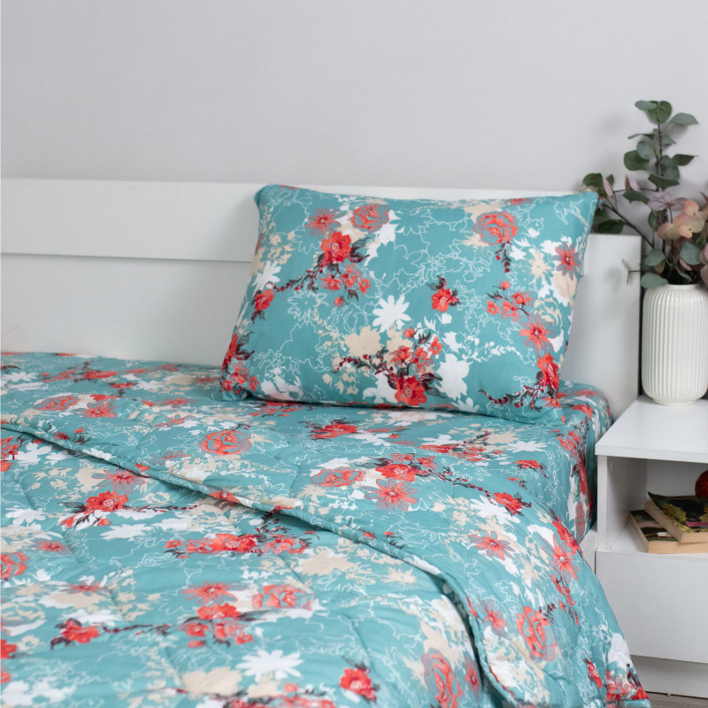 Набор летний ЛУННА 1,5 сп, полисатин (полиэстер 100 %), наволочка (50х70)