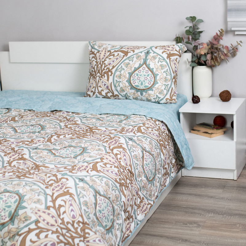 Набор летний Соломея 1,5 сп, поплин (хлопок 100 %), наволочка (50х70)