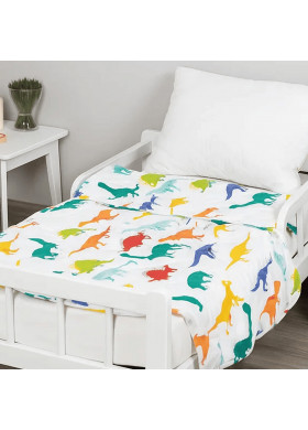 Одеяло детское 140х205 (см) ДИНО (синтепон, поплин) Одеяло детское 140х205 (см) ДИНО (синтепон, поплин)