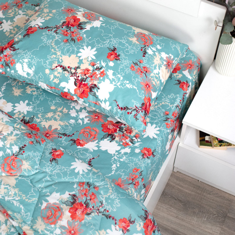 Набор летний ЛУННА евро, полисатин (полиэстер 100 %), наволочка (50х70)