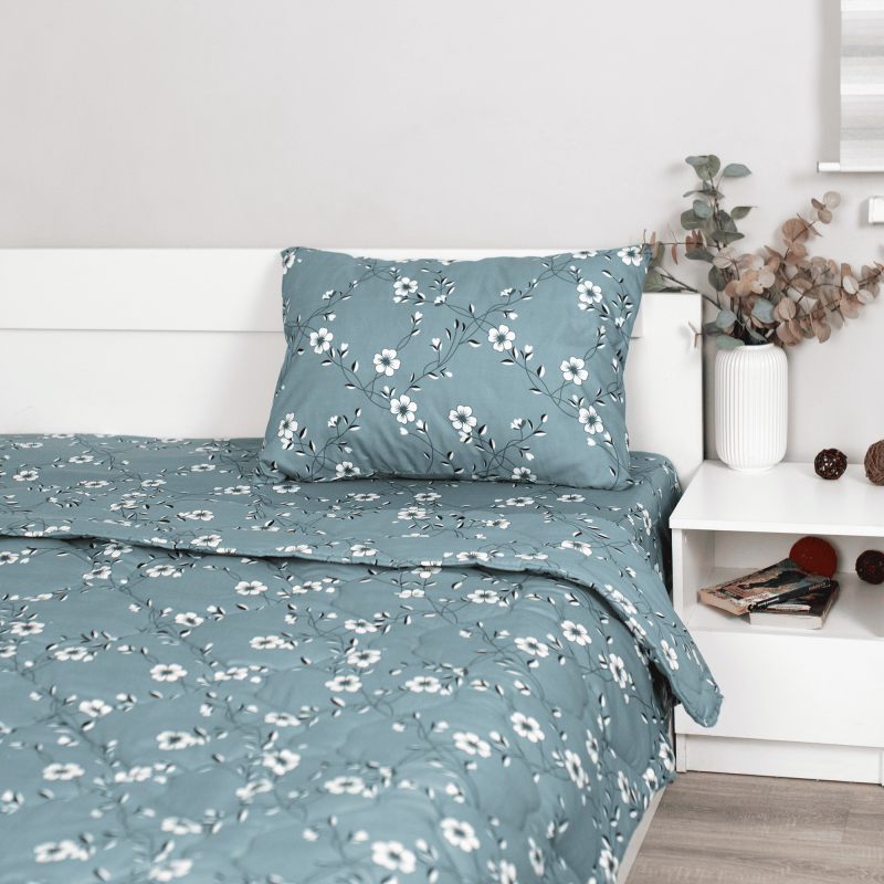 Набор летний КСЕНИЯ 1,5 сп, полисатин (полиэстер 100 %), наволочка (50х70)