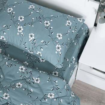 Набор летний КСЕНИЯ 1,5 сп, полисатин (полиэстер 100 %), наволочка (50х70)