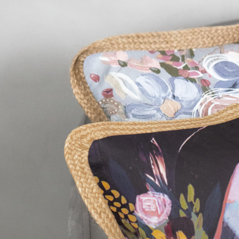  Набор декоративных подушек со съемным чехлом майн+ком 45х45 (см)-2 шт. (RH 24205+RH 24206) SELENA