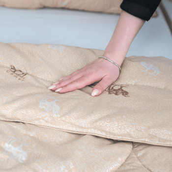 Одеяло всесезонное 'Sky Line' 140х205 см, Верблюжья шерсть